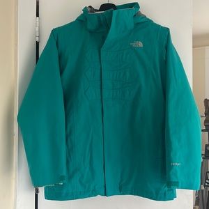 The northface 3-in-1 triclimate ski jacket | girls xl fits women’s s/m | teal